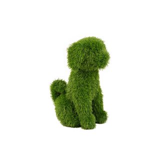 naturae decor 13-in Green Artificial Turf Topiary Sitting Dog
