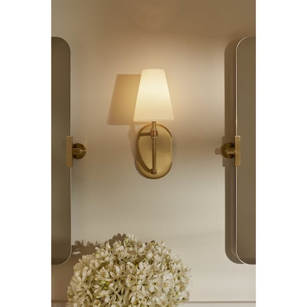 KOHLER Kernen Studio McGee 15-in W Polished Chrome Two-light Modern Wall Sconce