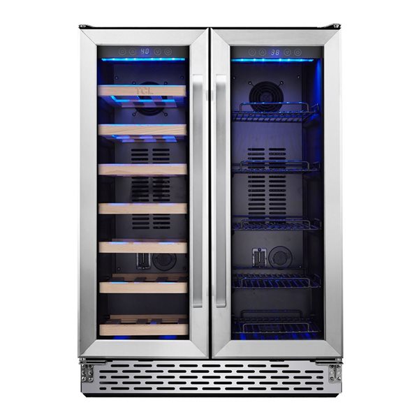 TCL 20 Bottles and 78 Cans Dual Zone Cooling Built-in/Freestanding