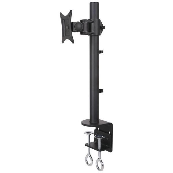 TygerClaw Adjustable Single VESA Monitor Mount for 13 to 32-in Screens