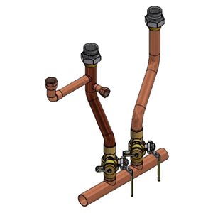 Séparateur hydraulique de Rinnai pour ensemble de chauffage primaire-secondaire de chauffe-eau Combi