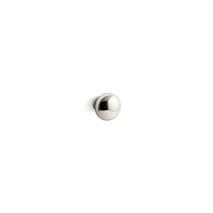 KOHLER Malin by Studio McGee Silver Metal Cabinet Knob w/ Polished Nickel Hardware