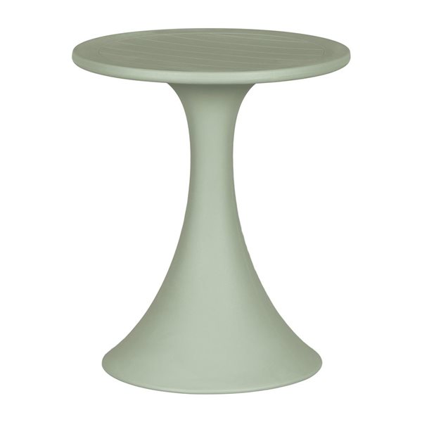 South Shore Furniture Dalya 24 dia x 28-in H Sage Green Plastic Outdoor Bistro Table