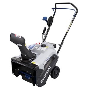 Hyundai HS4620 18-in W 99cc Single-Stage Push Gas Powered Snow Blower w/ Pull Start