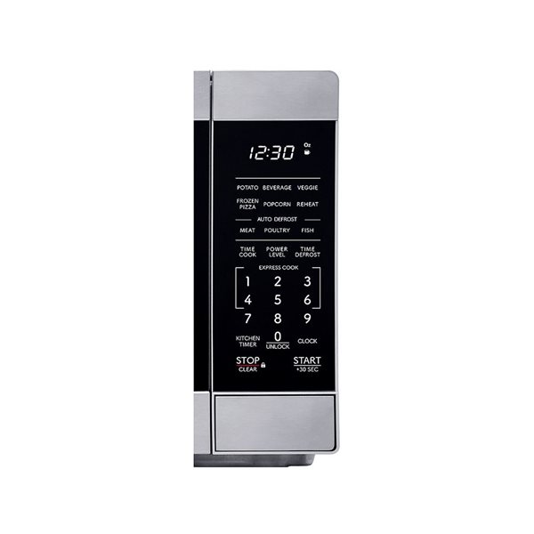 Sharp Carousel 0.9-ft³ 900 W Countertop Microwave Oven - Stainless Steel
