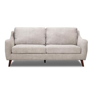 Sofamen polyester Kitchener HomeTrend beige milieu du siècle
