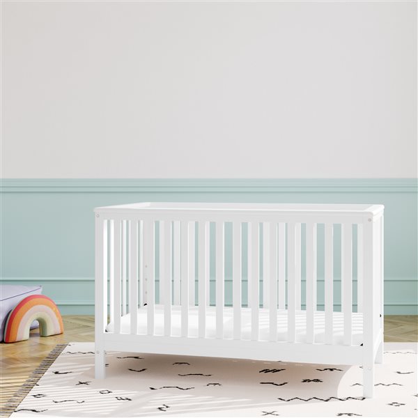 Storkcraft Hillcrest 4-in-1 Convertible White Crib
