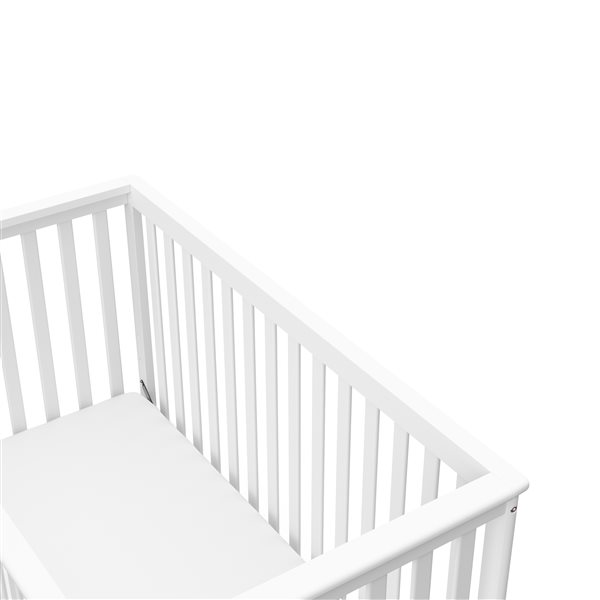 Storkcraft Hillcrest 4-in-1 Convertible White Crib
