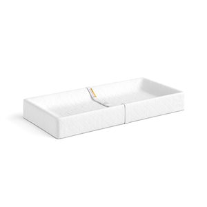 Storkcraft Nest 15 D x 32-in W White 4-Sided Contoured Changing Pad