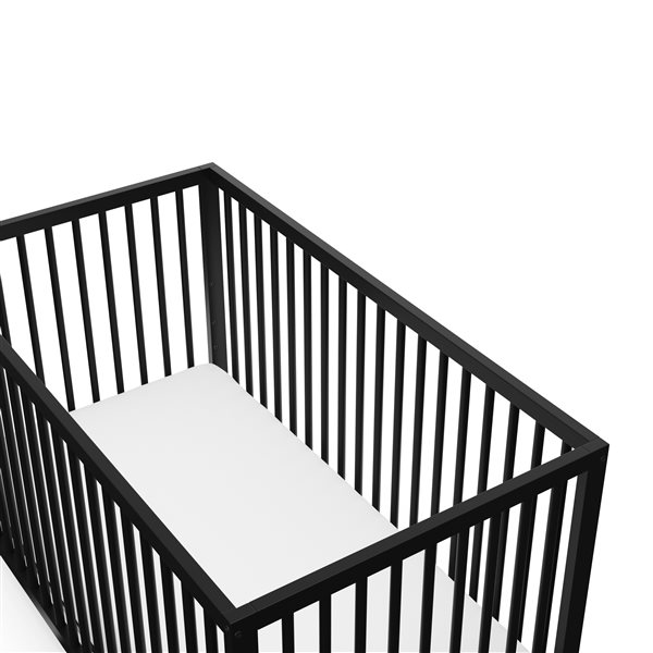 Graco Teddi 5-in-1 Convertible Black Crib