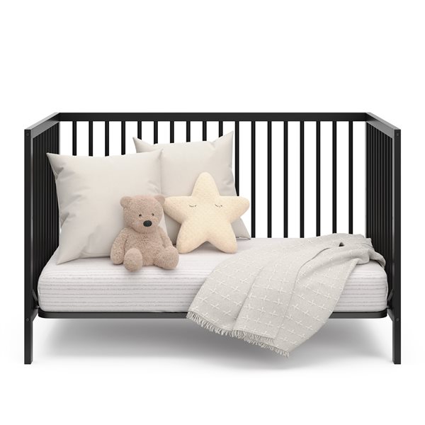 Graco Teddi 5-in-1 Convertible Black Crib
