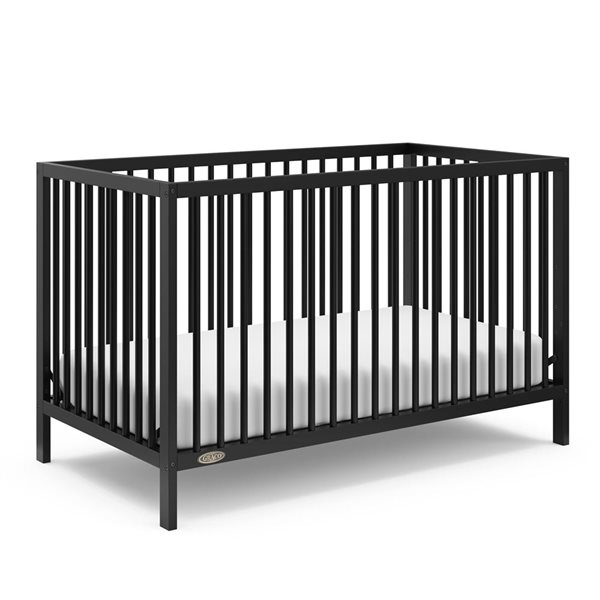 Graco Teddi 5-in-1 Convertible Black Crib