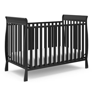 Storkcraft Maxwell 3-in-1 Convertible Black Crib