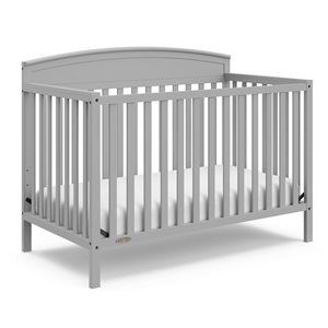 Graco Benton 5-in-1 Convertible Pebble Grey Crib