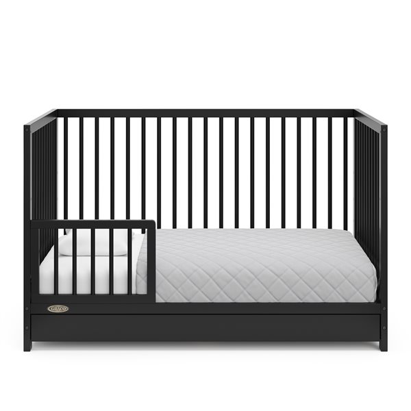 Graco Universal Toddler Crib Transition Black Dowels Guardrail