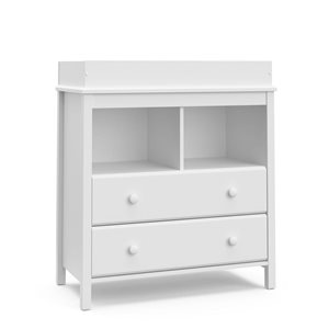 Storkcraft Alpine 35-in W White Freestanding 2 Drawer Changing Chest