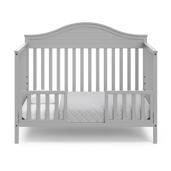 Graco Universal Toddler Crib Transition Pebble Grey Slats Guardrail Kit