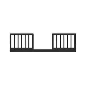 Graco Universal Toddler Crib Transition Black Dowels Guardrail Kit