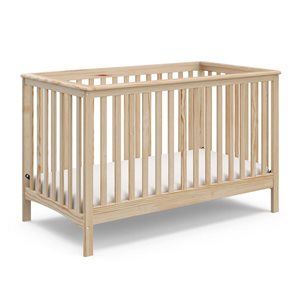 Storkcraft Hillcrest 4-in-1 Convertible Natural Wood Crib