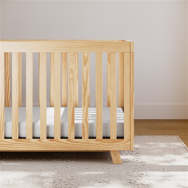 Storkcraft Beckett 3-in-1 Convertible Natural Wood Crib