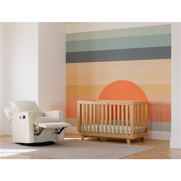 Storkcraft Beckett 3-in-1 Convertible Natural Wood Crib