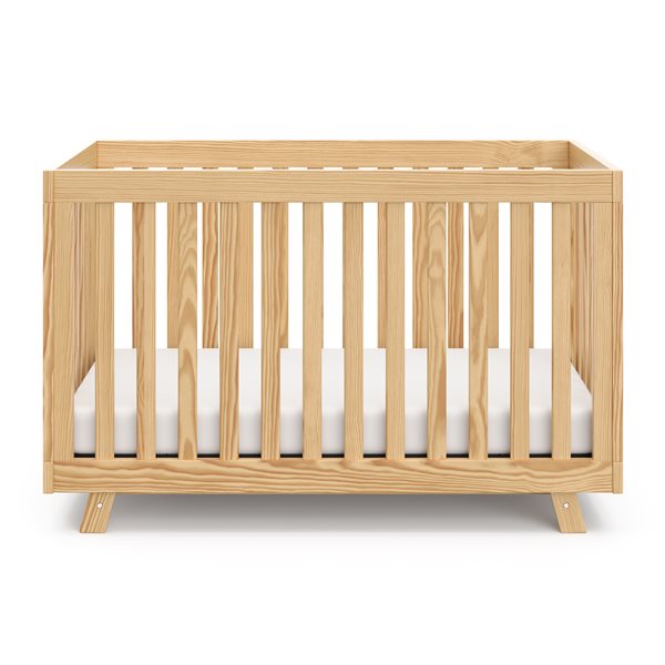 Storkcraft Beckett 3-in-1 Convertible Natural Wood Crib