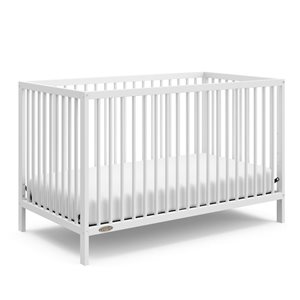 Graco Teddi 5-in-1 Convertible White Crib