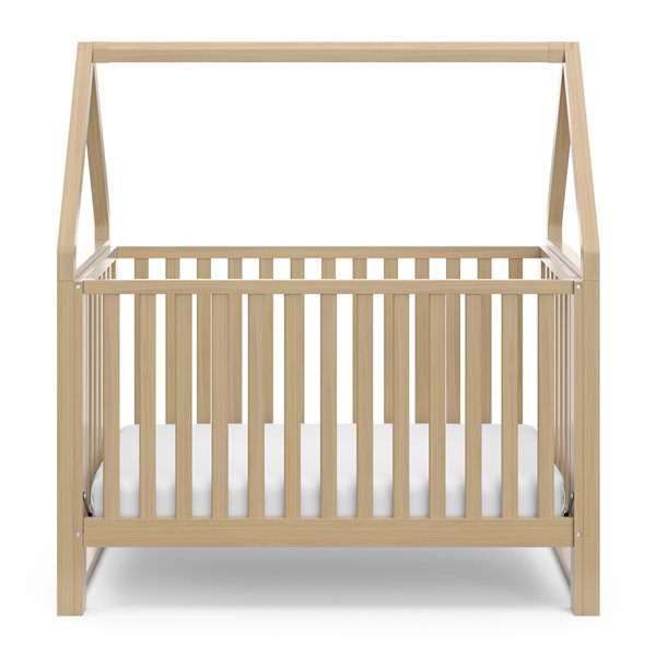Storkcraft Orchard 6-in-1 Convertible Light Wood Crib