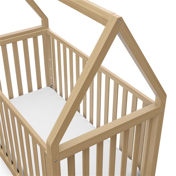 Storkcraft Orchard 6-in-1 Convertible Light Wood Crib