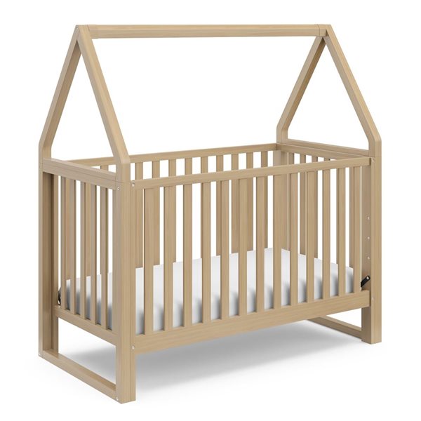 Storkcraft Orchard 6-in-1 Convertible Light Wood Crib