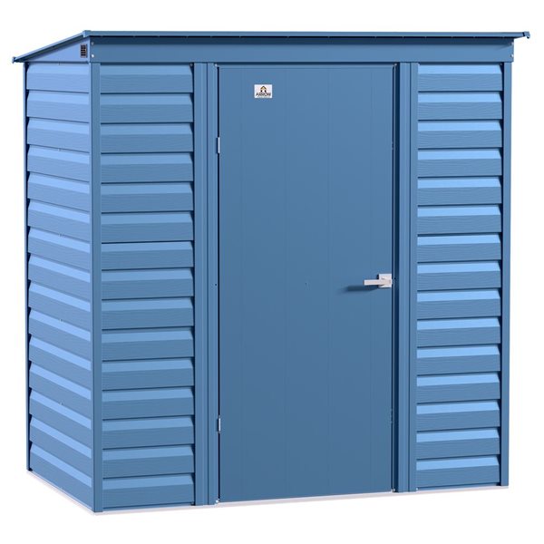 Arrow 6 x 4-ft Steel Shed - Blue