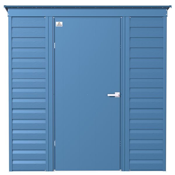 Arrow 6 x 4-ft Steel Shed - Blue