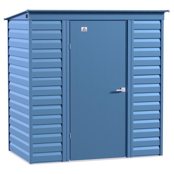 Arrow 6 x 4-ft Steel Shed - Blue
