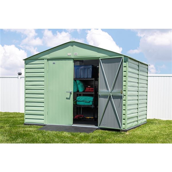 Arrow 10 x 8-ft Steel Shed - Green