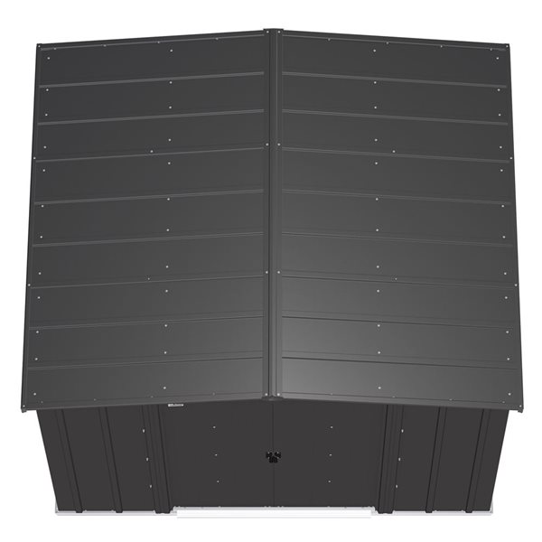 Arrow 8 x 7-ft Steel Shed - Grey