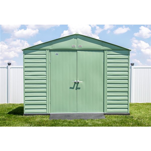 Arrow 10 x 12-ft Steel Shed - Green