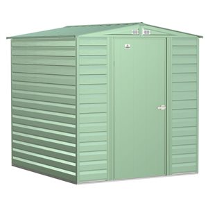 Remise en acier Arrow 6 x 7 pi, vert