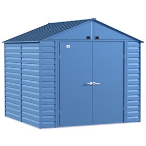 Arrow 8 x 8-ft Steel Shed - Blue