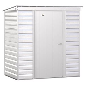 Remise en acier Arrow 6 x 4 pi, gris
