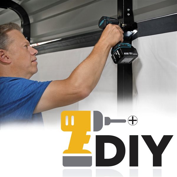 Arrow 15 x 9-ft One-Sided Steel Carport Sidewall - Charcoal