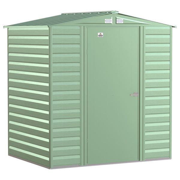Arrow 6 x 5-ft Steel Shed - Green