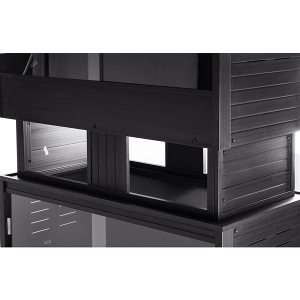 New Age Pet Mojave Large Black Stacker For Pet Lounge