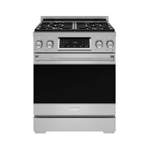 Gordon Ramsay by THOR Kitchen 30-in Stainless Steel Professional Gas Range w/ Tilt Panel Touch Control