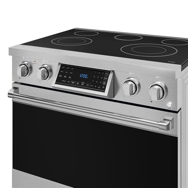Gordon Ramsay by THOR Kitchen 36-in Stainless Steel Professional Electric Range w/ Tilt Panel Touch Control