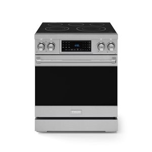 Gordon Ramsay by THOR Kitchen 30-in Stainless Steel Professional Electric Range w/ Tilt Panel Touch Control
