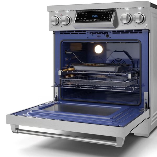 Gordon Ramsay by THOR Kitchen 30-in Stainless Steel Professional Electric Range w/ Tilt Panel Touch Control