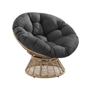 Sirio Rio Black Swivel Chair