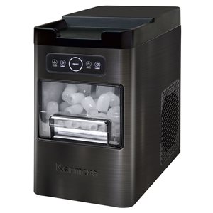 Kenmore 13-in Front-Load Countertop Ice Maker - Black Stainless Steel
