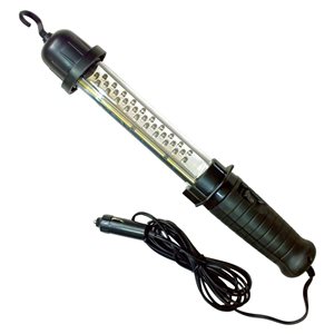Lampe de travail à DEL suspendue portative Koolatron 12 V avec cordon de 3 m noir