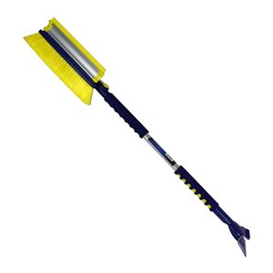 Balai à neige télescopique Ultra Duty Michelin de 43 à 63 po avec tête pivotante, 2/pqt
